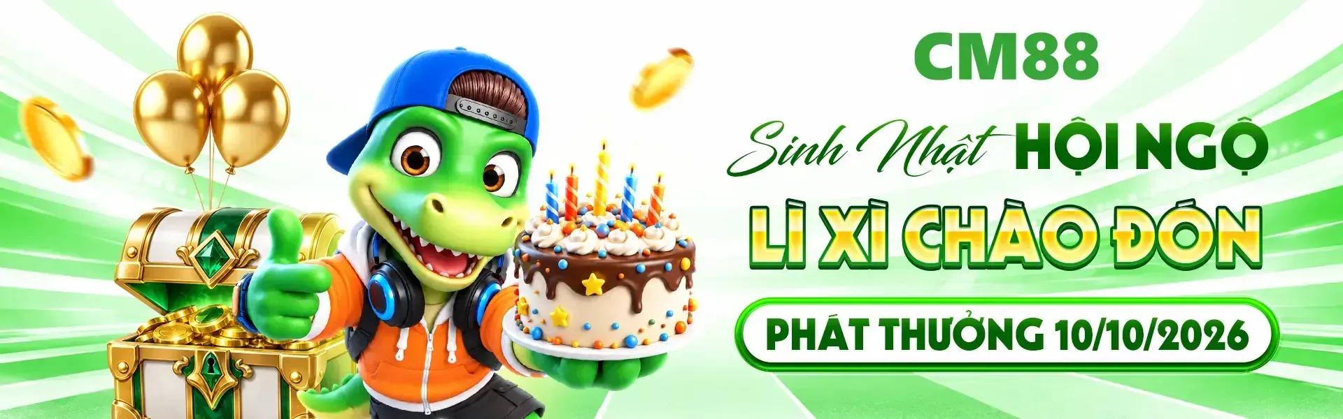 3. Hòa chung không khí kỷ niệm sinh nhật CM88, hội viên có thể tìm hiểu loạt quà tặng cùng nhiều phần thưởng thú vị. Nhanh tay tạo tài khoản để không bỏ lỡ các hoạt động trong sự kiện.